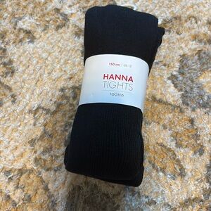 *NWT * black tights * footed * Hanna Anderson *